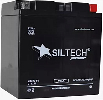 Аккумулятор SILTECH VRLA1230 12V30Аh о.п. (YB30L-BS) (уп.2 шт) [д166ш126в175/320]