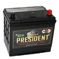 Аккумулятор ECO PRESIDENT 6СТ-65 (80D23L)  ниж.креп. о.п. [д230ш172в225/600]   [D23]