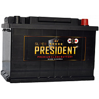 Аккумулятор SUPER PRESIDENT 6СТ- 74 (57412) о.п. [д277ш174в190/710]   [L3]