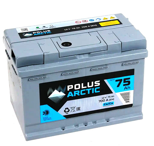 Аккумулятор POLUS ARCTIC 6СТ-75.0