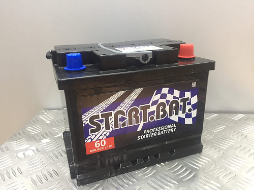 Аккумуляторная батарея StartBat 60Ач R+ EN500 А 242х175х190