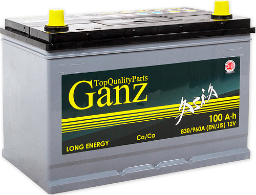 Аккумуляторная батарея  GANZ ASIA 100 А/ч ОБР 304x173x220 EN830 GA 1000