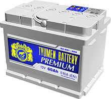 Аккумулятор Тюмень PREMIUM  6СТ -  60 L (о.п) низ. [д242ш175в175/510]