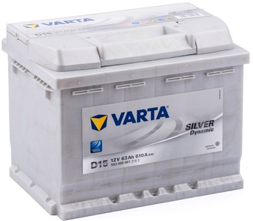 Аккум. батарея VARTA Silver dynamic 563 400 061 -63Ач