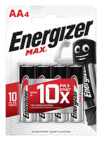 Батарейки ENR MAX E91/AA BP RU (Блистер 4шт) LR6 Батарейки ENR MAX E91/AA BP RU (Блистер 4шт) LR6