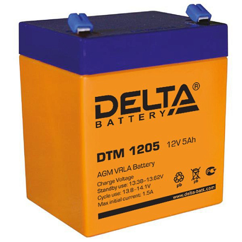 Аккумулятор DELTA DTM-1205 (12V5A) [д90ш70в107]
