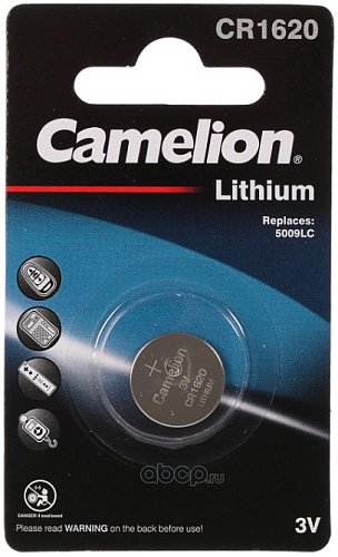 /Батарейка литиевая дисковая специальная 3В 1шт Camelion Lithium CR1220-BP1