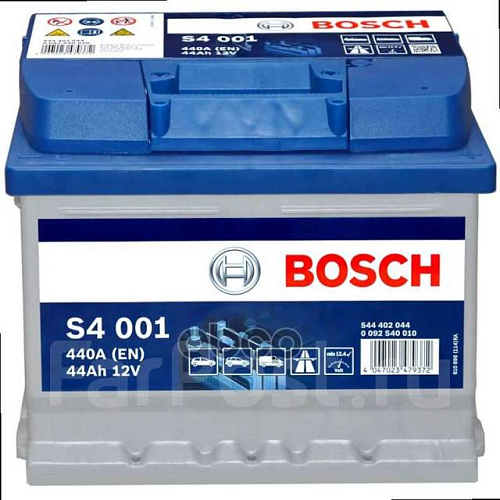 Аккумулятор Bosch S4 Silver 544 402 044 -44 ah (207х175х175)
