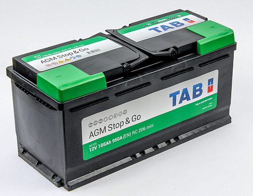 Аккумулятор TAB AGM Stop&Go 6СТ-105.0