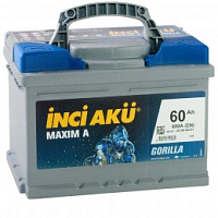 Аккумулятор Inci Aku MAXIMA 6СТ - 60 (п.п.) LB2 низ. [д242ш175в175/600EN] [LB2]