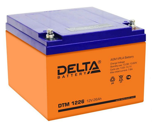 Аккумулятор DELTA DTМ-1226  [д165ш125в182]