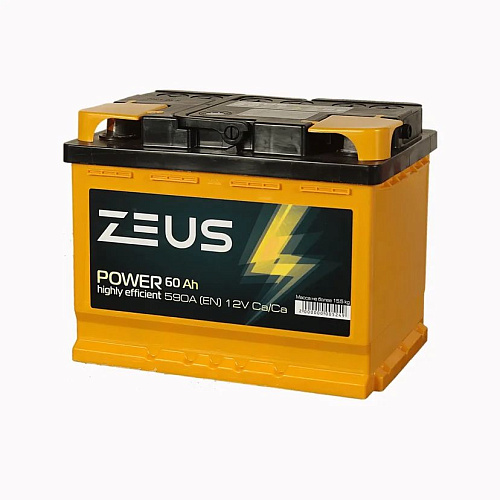 Аккумулятор ZEUS POWER 6СТ- 60 VL (п.п.) [д242ш175в190/590EN] [L2], шт