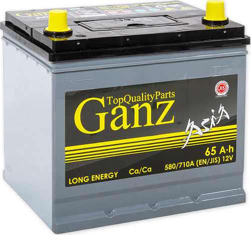 Аккумуляторная батарея GANZ ASIA 65 А/ч ОБР 232x173x220 EN580 GAА650