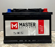 Аккумулятор Master Batteries 6СТ- 75 (о.п.) [д278ш175в190/750SAE] [L3], 