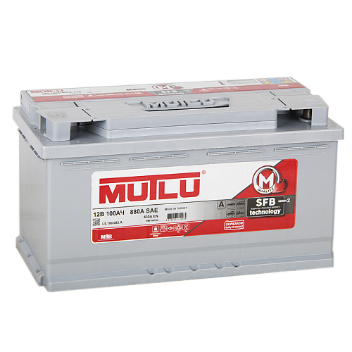 Аккумулятор Mutlu SERIE 2  6CT- 100 (о.п.) (L5.100.083.A) необслуживаемый [д353ш175в190/830]   [L5]