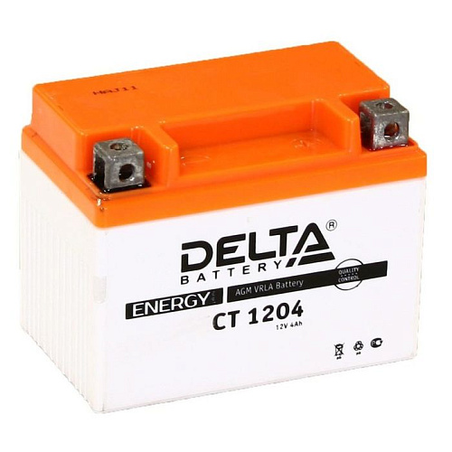 Аккумулятор DELTA СТ-1204 зал о.п.(YT4L-BS) [д113ш70в89/50]                                   