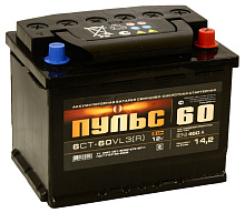 Аккумулятор ПУЛЬС Standart 60 А/ч обратный R+ 242x175x190 L2 EN 500 А