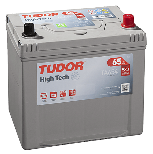 Аккумулятор Tudor High-Tech 65 а/ч Обратная R+ EN 580A 230x173x222