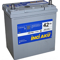 Аккумулятор   Inci Aku ASIA FormulА 6СТ -  42 (о.п.) (46B19L) [д197ш129в224/360]  [B19]