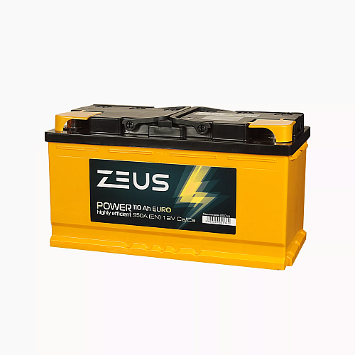 Аккумулятор ZEUS POWER 6СТ-110 VLR (о.п.) [д353ш175в190/950EN] [L5]