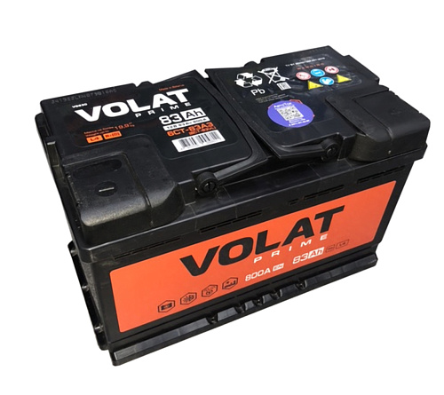 Аккумулятор VOLAT Prime 6СТ- 83 (о.п.) [д315ш175в190/800EN] [L4]