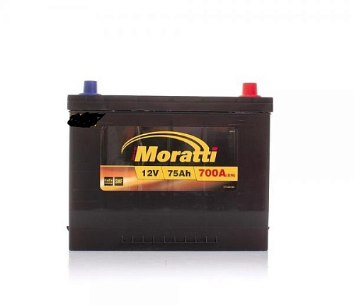 Аккумулятор MORATTI  ASIA 6СТ- 75 пп ниж.креп.  [д269ш173в198(218)/700] [D26_]