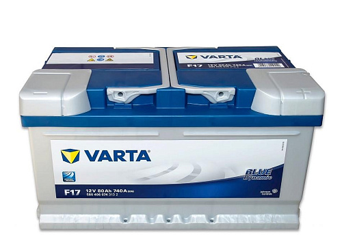 Аккумулятор VARTA Blue Dynamic 6СТ-80.0 (580 406 074) низкий