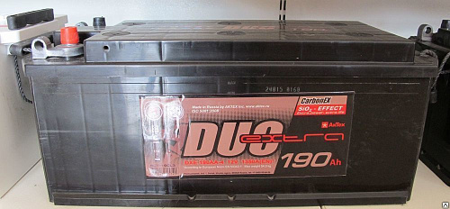 Аккумулятор DUO EXTRA DXE 6СТ-190 LЗ евро униклеммы [д514ш218в210/1350]   [B]