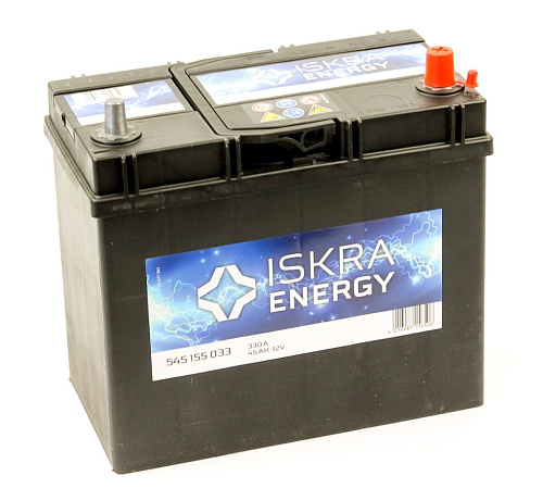 Аккумулятор ISKRA ENERGY 6СТ-45.0 (545 155 033) яп.ст/тонк. кл.