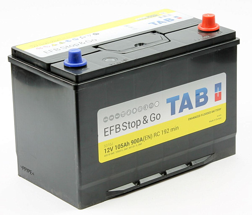 Аккумулятор TAB EFB Stop&Go 6СТ-105.0 (60518) яп.ст.