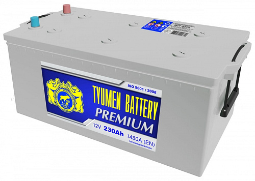 Аккумулятор Тюмень PREMIUM  6СТ - 230 L евро [д518ш278в242/1480]