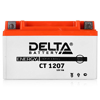 Аккумулятор DELTA СТ-1207 зал п.п. (YTX7A-BS) [д152ш87в95/105]                                  