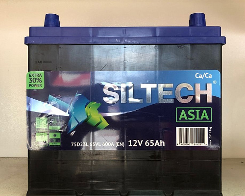 Аккумулятор SILTECH Asia 6СТ- 65 VL (о.п.) ниж.креп. [232*173*225/600]