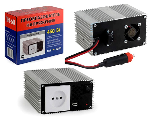 Преобразователь напряжения Орион ПН-60 (12В - 220 В  450 Вт)