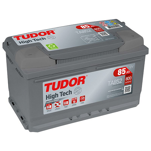 Аккумулятор TUDOR High-Tech 85 А/ч обратная R+ EN 800A 315x175x175 TA852