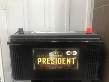 Аккумулятор SUPER PRESIDENT 6СТ-110 (115E41R) п.п. [д402ш171в205/900]   [E41]
