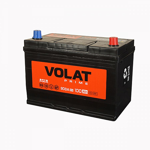Аккумулятор VOLAT Prime ASIA 6СТ-100 (о.п.) (105D31L) ниж.креп. [д306ш175в225/900EN] [D31]