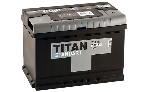 Аккумулятор Титан Standart 6СТ-75 о.п. [д278ш175в190/700]