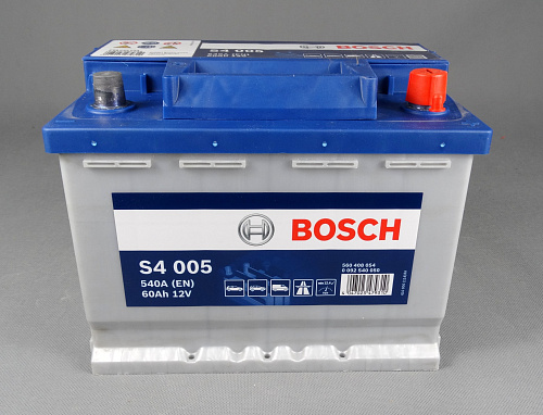 Аккумулятор BOSCH Silver 60 А/ч 560 409 054 обратная R+ EN 540A 242x175x175 S4 004 0 092 S40 040