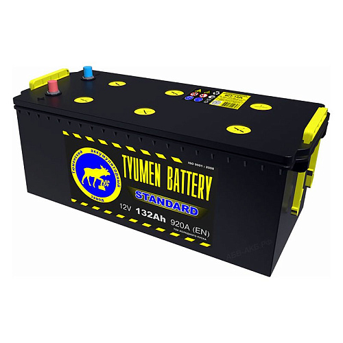 Аккумулятор Тюмень STANDARD 6СТ -132 L рос