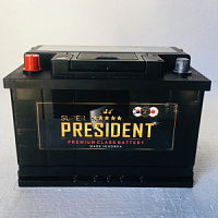Аккумулятор SUPER PRESIDENT 6СТ- 74 (57413) п.п. [д277ш174в190/710]   [L3]