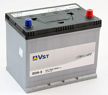 /Аккумулятор Vst Стандарт 6СТ-75.0 (575 301 068) яп.ст/бортик