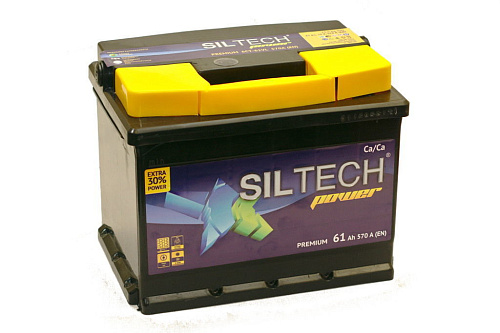 Аккумулятор SILTECH 6СТ-  61VL (п.п) [д242ш175в190/570]   [L2]
