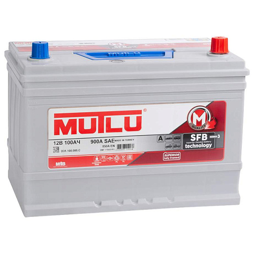 Аккумулятор Mutlu SFB M3 6СТ-100.0 (115D31FL) бортик