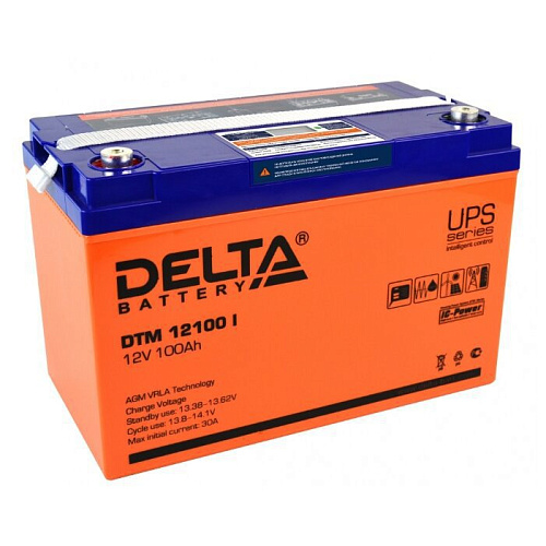Аккумулятор DELTA DTМ-12100  (12V100A) [д330ш171в220]                                              